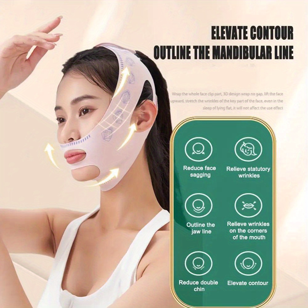 Health Wellness - 턱-볼살 슬리밍 밴드 V 쉐이퍼 V