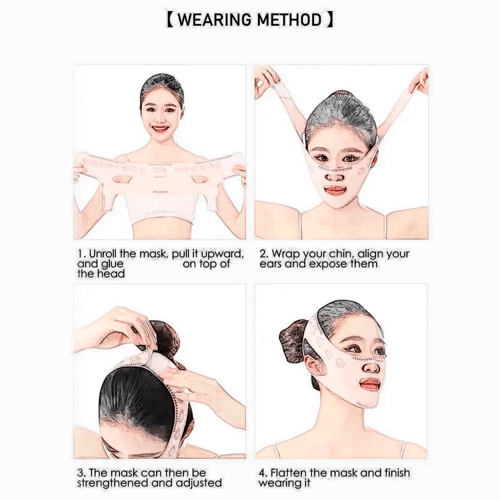 턱-볼살 슬리밍 밴드 V 쉐이퍼 V 라인 리프팅 마스크 - Health Wellness 리뷰 및 가격