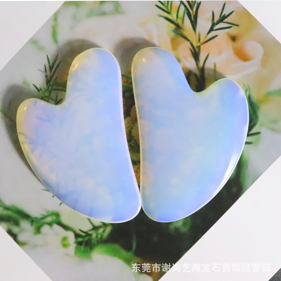 Opalite 마사지 Gua 샤 도구 얼굴 관리 바디  - Health Wellness 리뷰 및 가격